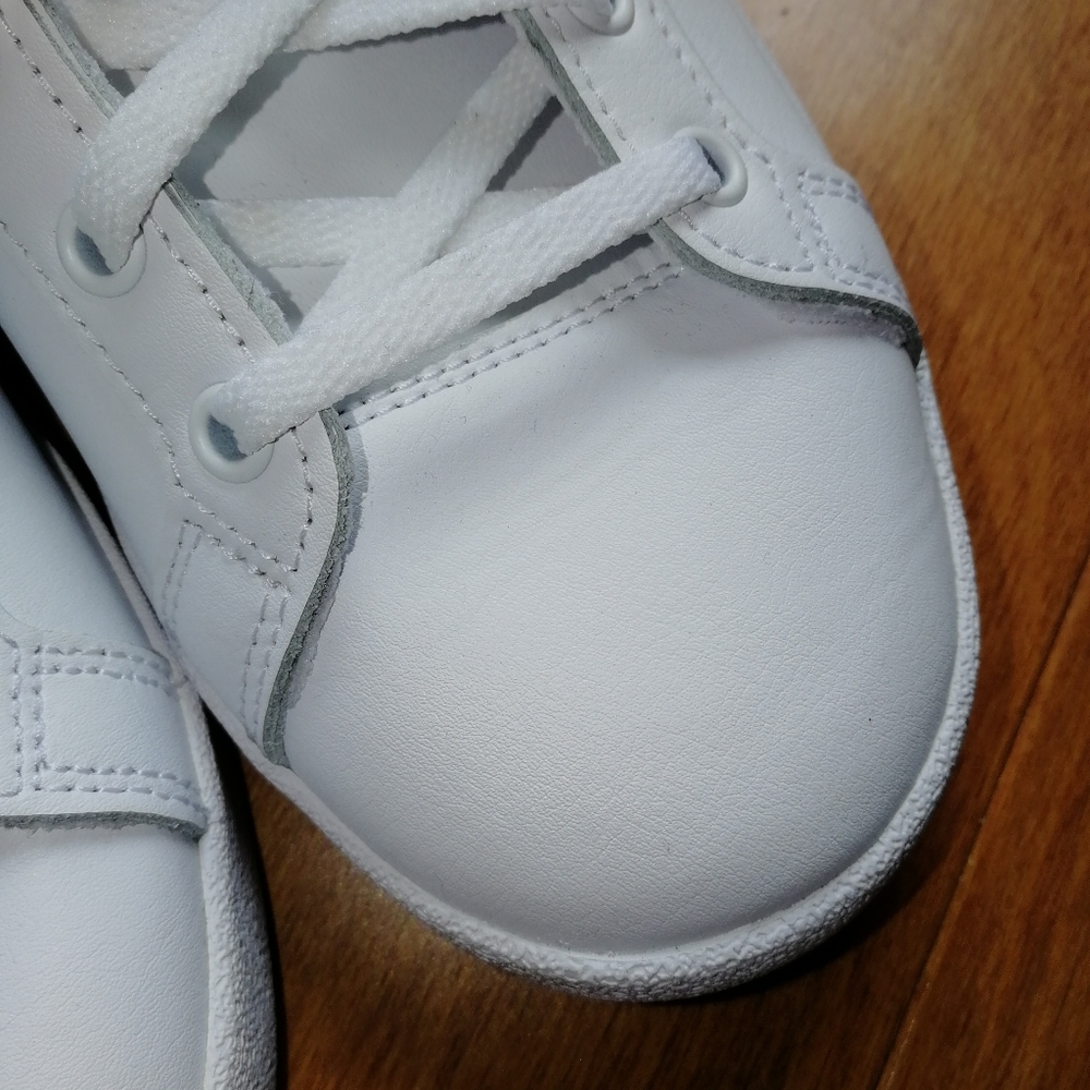 ADIDAS Coast Star J Walking Shoes White Sneakers Sportswear Leather EE9698 - Picture 4 of 14